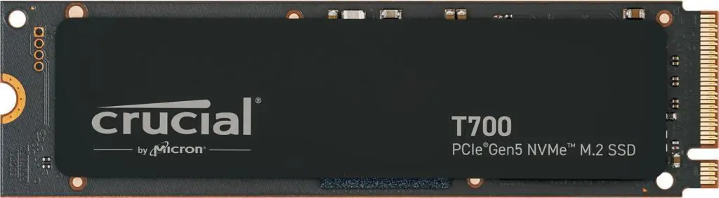 Crucial - T700 4TB PCIe 5.0 SSD Gen5 x4 NVMe M.2