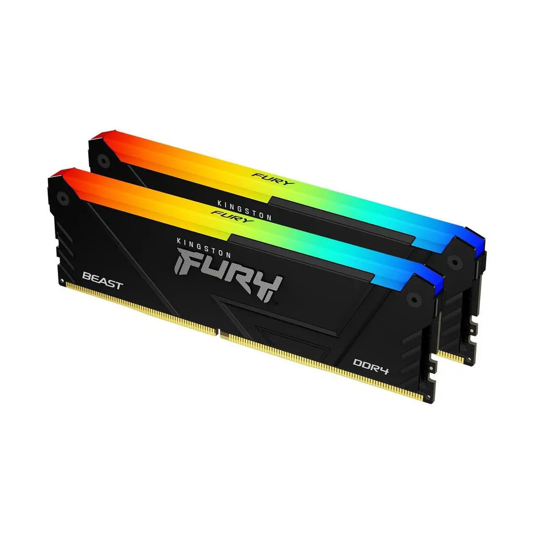 KINGSTON - 32GB DDR4-3200MT/S CL16 DIMM (KIT OF 2) 1GX8 BEAST RGB MEM