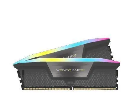 Corsair - DDR5 5600MHz 32GB (2x16GB) DIMM Unbuffered AMD EXPO VENGEANCE RGB DDR5 Grey Heatspreader RGB