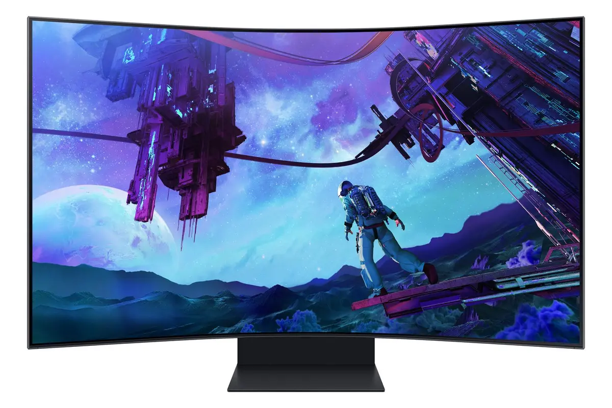 Samsung - Odyssey Ark S55CG970NU - G97NC Series - QLED-monitor - kurvet - 4K - 55"