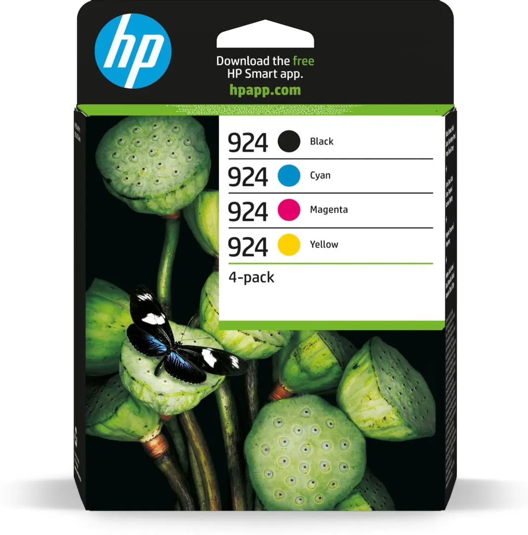 HP - Ink/924 CMYK Original Ink CART 4-Pack