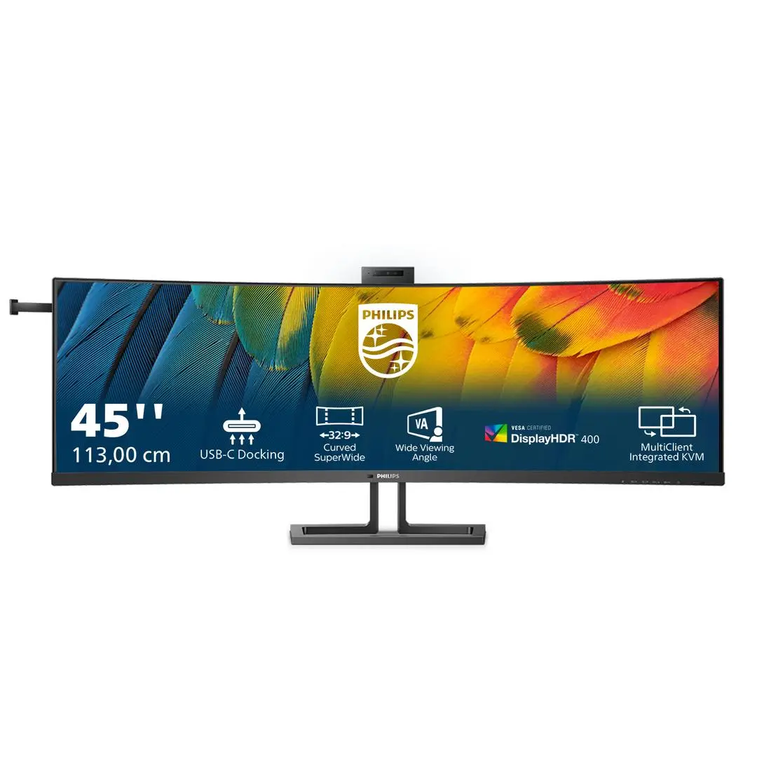 PHILIPS - 45B1U6900CH/00 44.5inch 5120x1440 VA Curved Monitor - LAGERSALG 1 stk på lager i Oslo