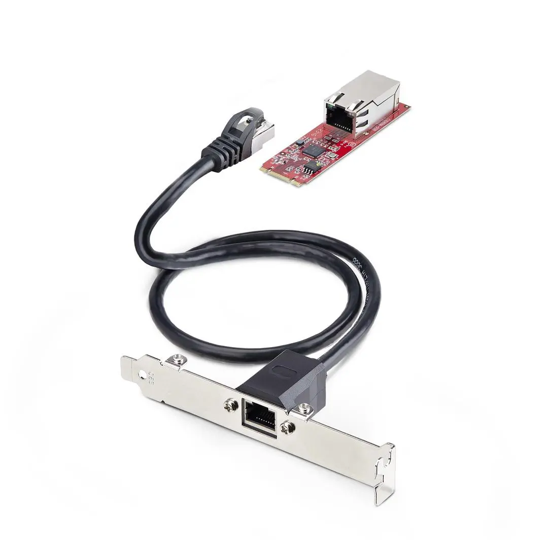 STARTECH - 1-Port 2.5GbE 2280m.2 Network Card NBASE-T PCIe Ethernet Intel I225-V Multi-Gigabit SFF/Desktop PC LAN Card