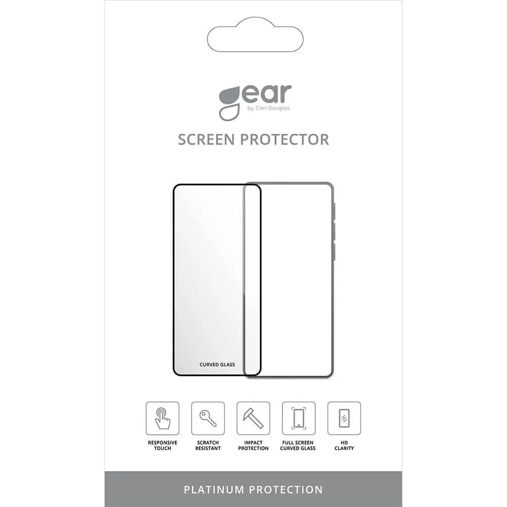 GEAR - Glass Prot. Curved Black Frame 3D PLATINUM iPhone XR/11