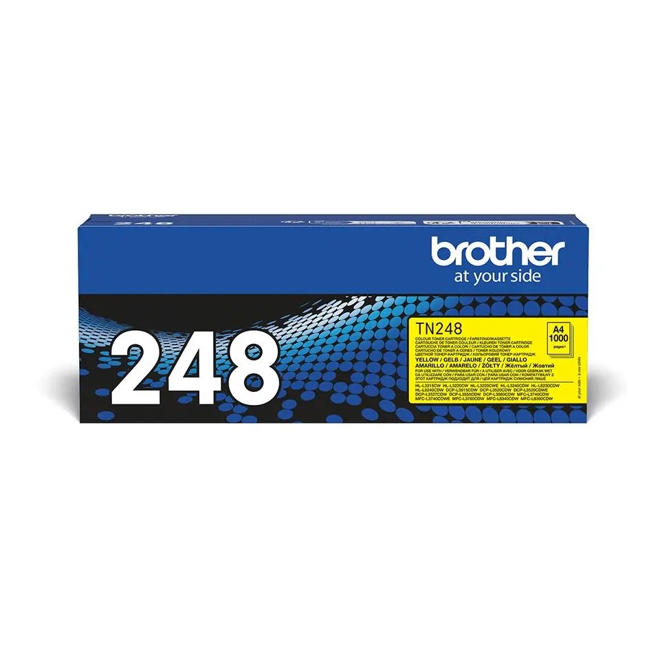 BROTHER - TN248Y Yellow Toner Cartridge ISO Yield 1.000 pages