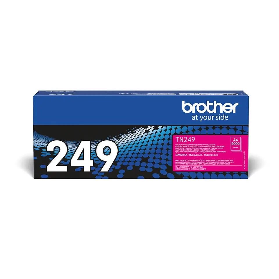 BROTHER - TN-249M Magenta Toner Cartridge Prints 4.000 pages