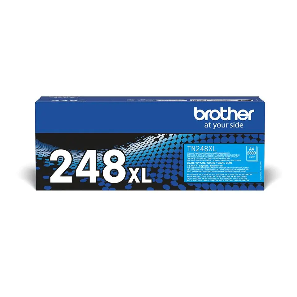 BROTHER - TN248XLC Cyan Toner Cartridge ISO Yield 2300 pages