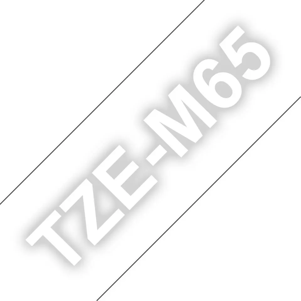 Brother - TZe-M65 - laminert teip - matt - 1 kassett(er) - Rull (3,6 cm x 8 m)