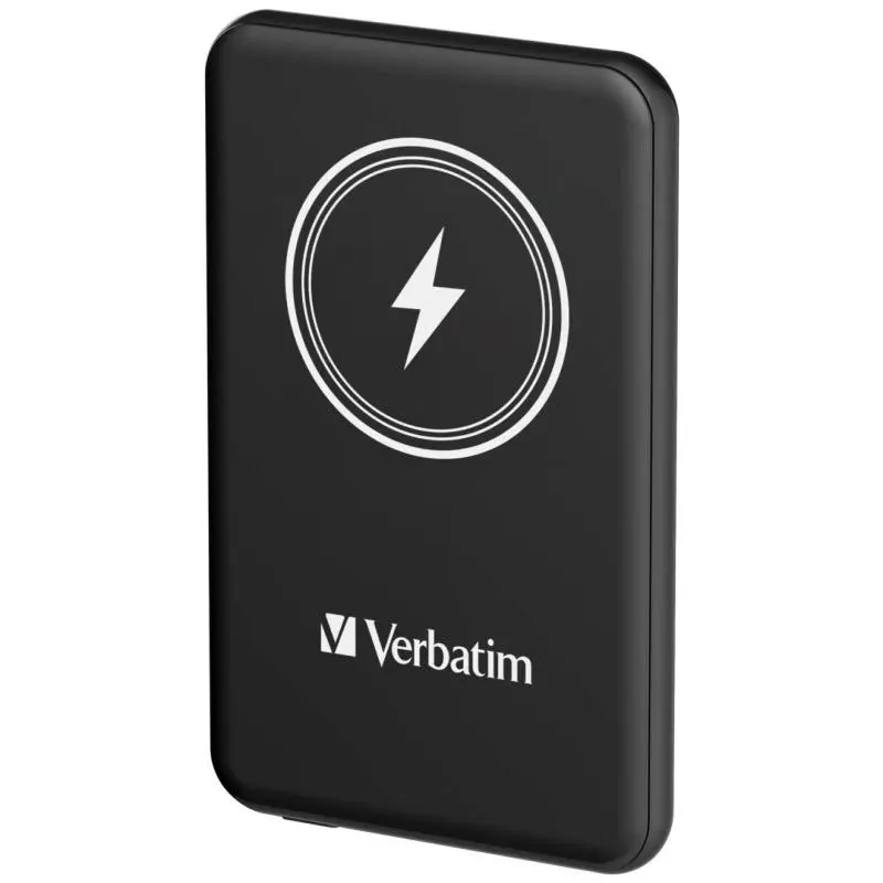 VERBATIM - Charge´n´Go Magnetic Wireless Power Bank 5000 Black