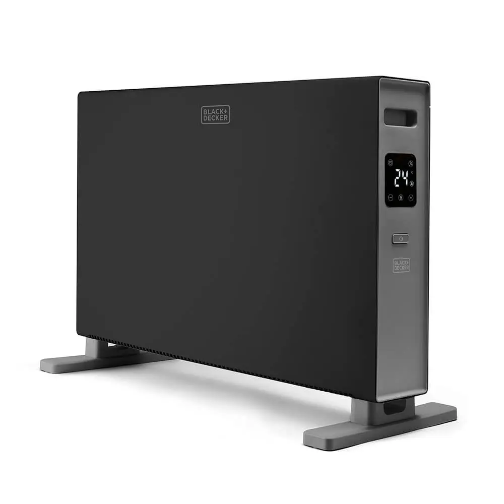 BLACK&DECKER - Convector Heater 2000W Digital Black