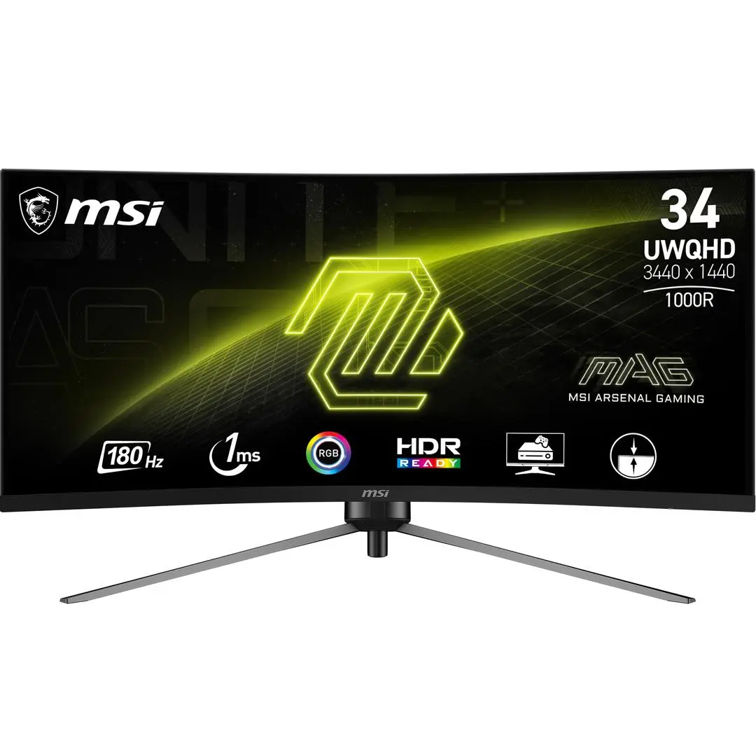MSI - Mag 345Cqrde Computer Monitor