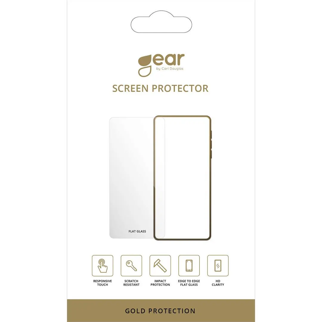 GEAR skjermbeskytter 2.5D iPhone 16 Pro/17/17 Pro