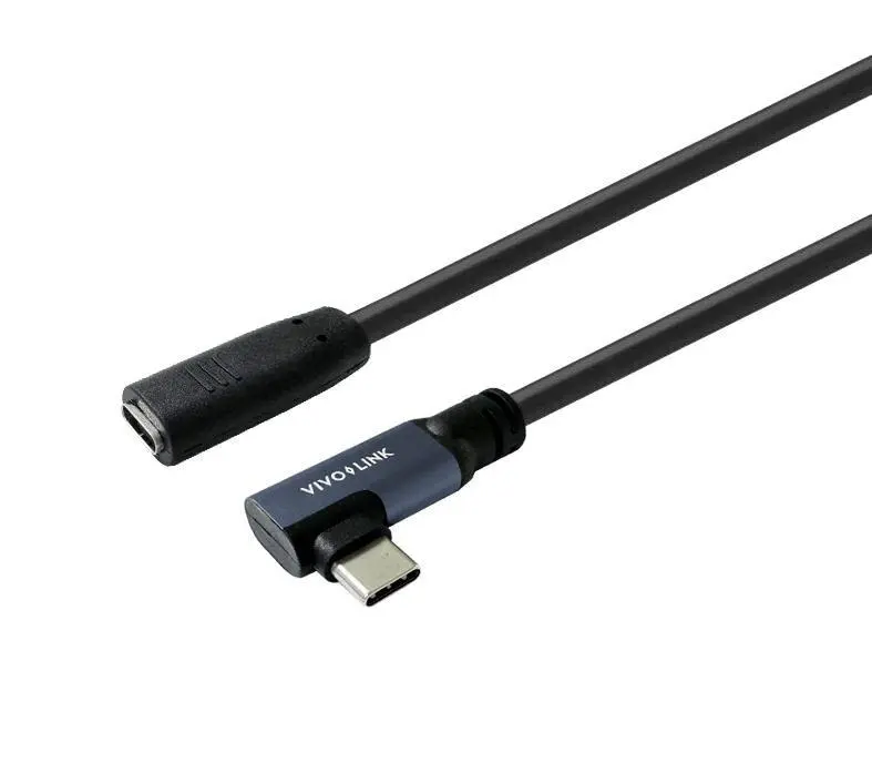 VIVOLINK - USB-C male angled to female
