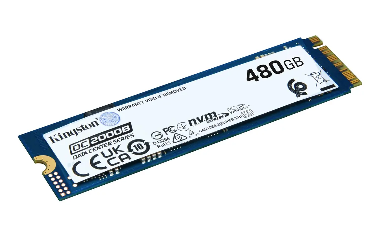 KINGSTON - 480GB DC2000B PCIe 4.0 M.2 2280 Enterprise SSD
