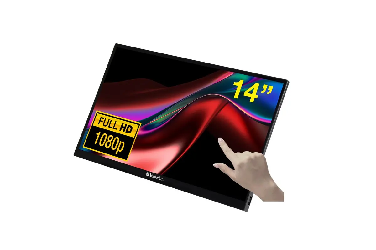 VERBATIM - PMT-14 Portable Monitor 14" Full HD 1080p Metal Housing
