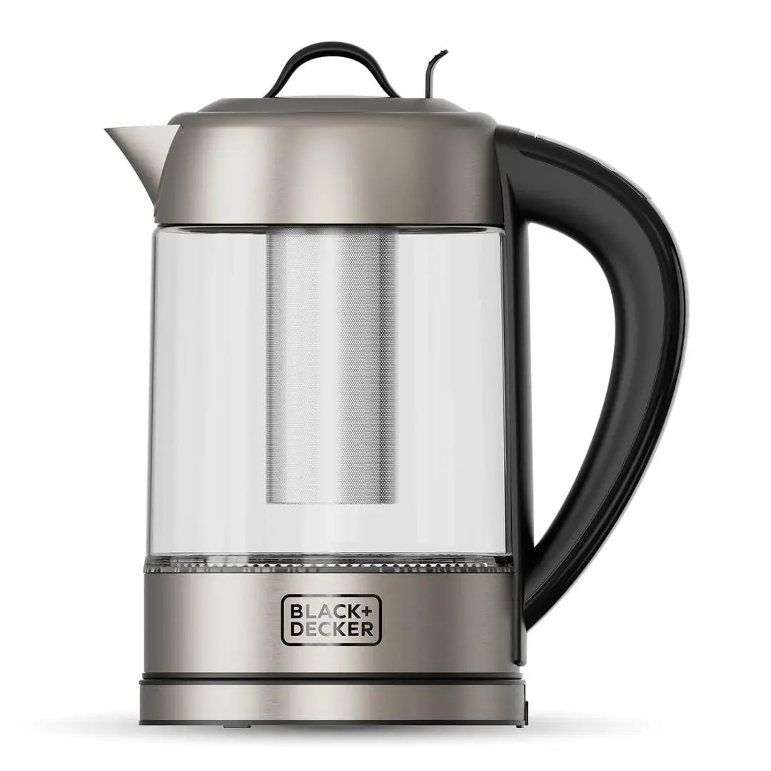 BLACK&DECKER - Kettle Glass Tea Filter 1,7L