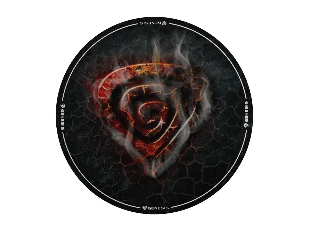 GENESIS - Bodenschutzmatte TELLUR 400 "ROUND LAVA" (1,0m)