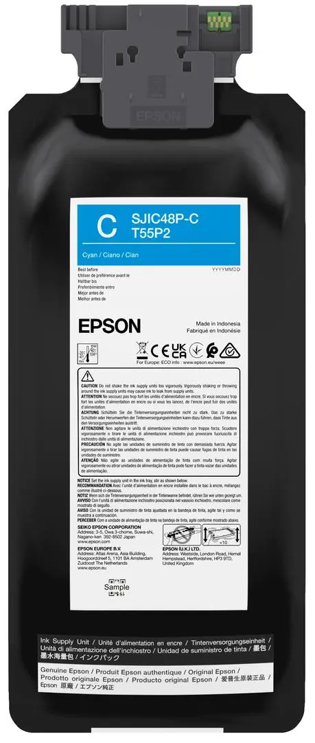 EPSON - SJIC48P-C INK CARTRIDGE CW C8000E CYAN SUPL