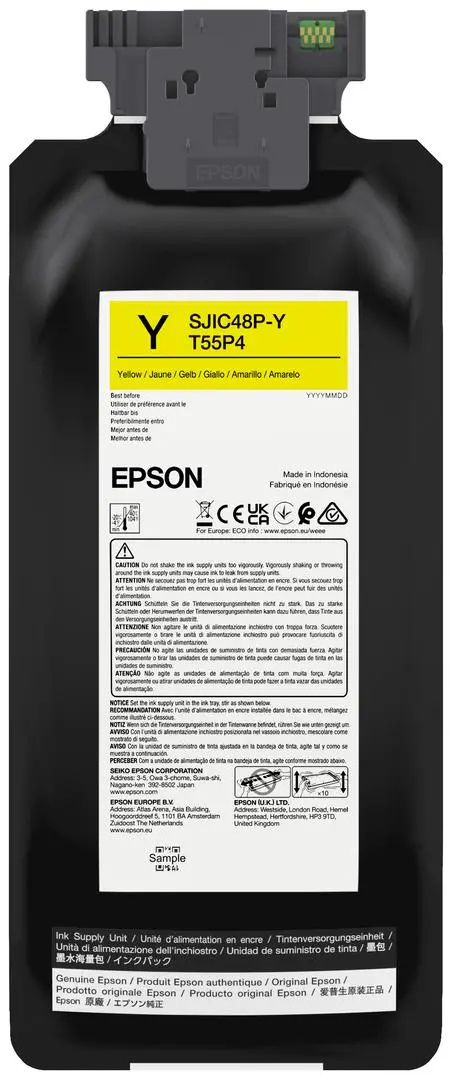 EPSON - SJIC48P-Y INK CARTRIDGE CW C8000E YELLOW SUPL