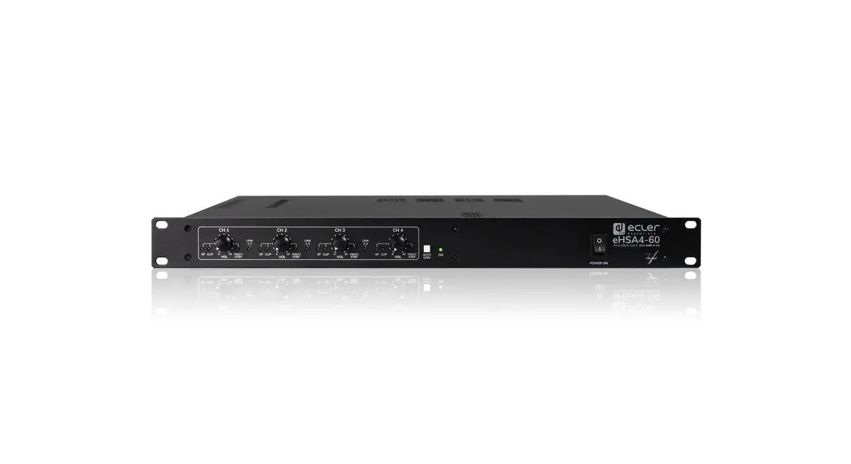 ECLER - 4 x 60W 70-100V amplifier
