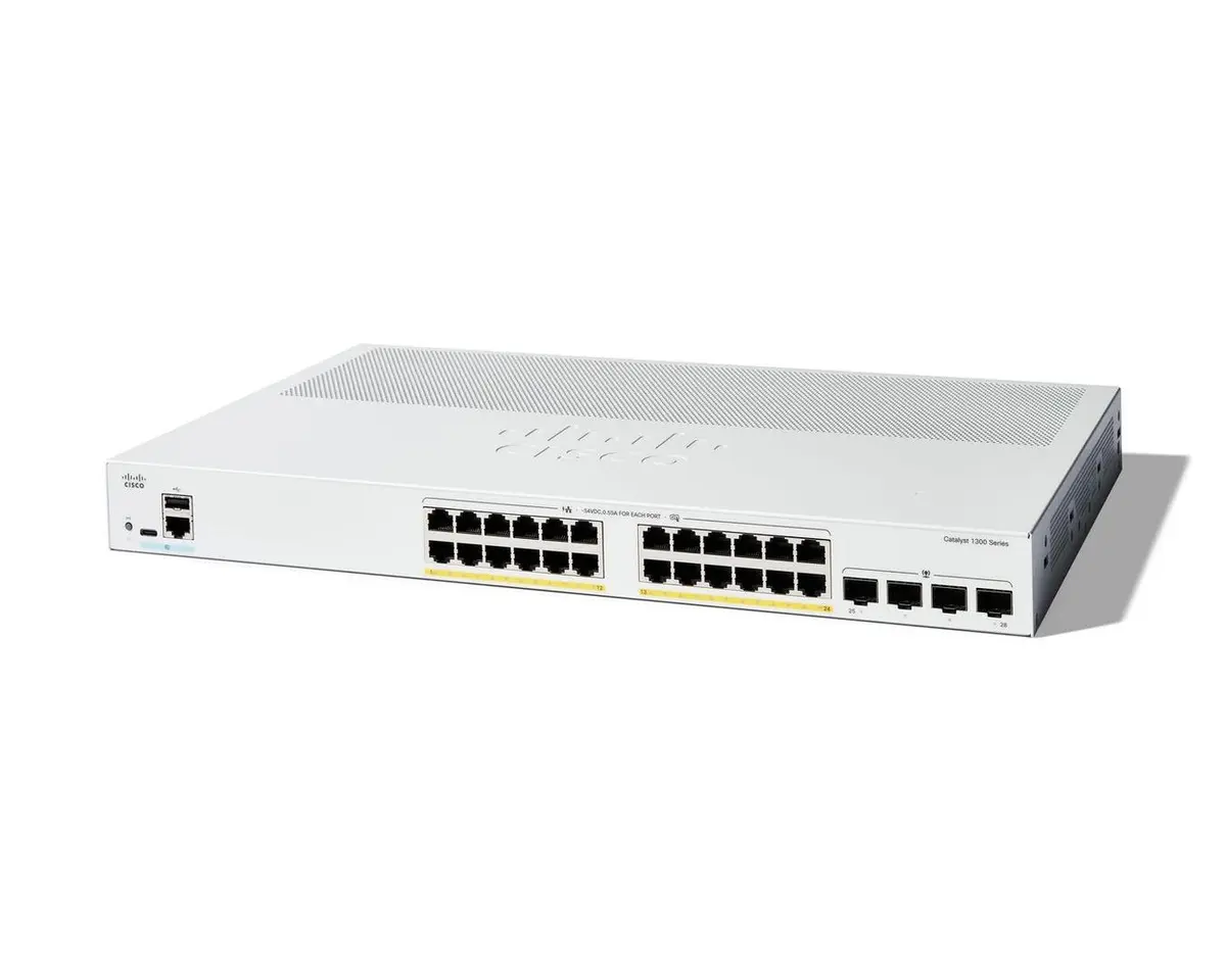Cisco - Refurb/Catalyst 1300 24-port GE PoE 4x1G