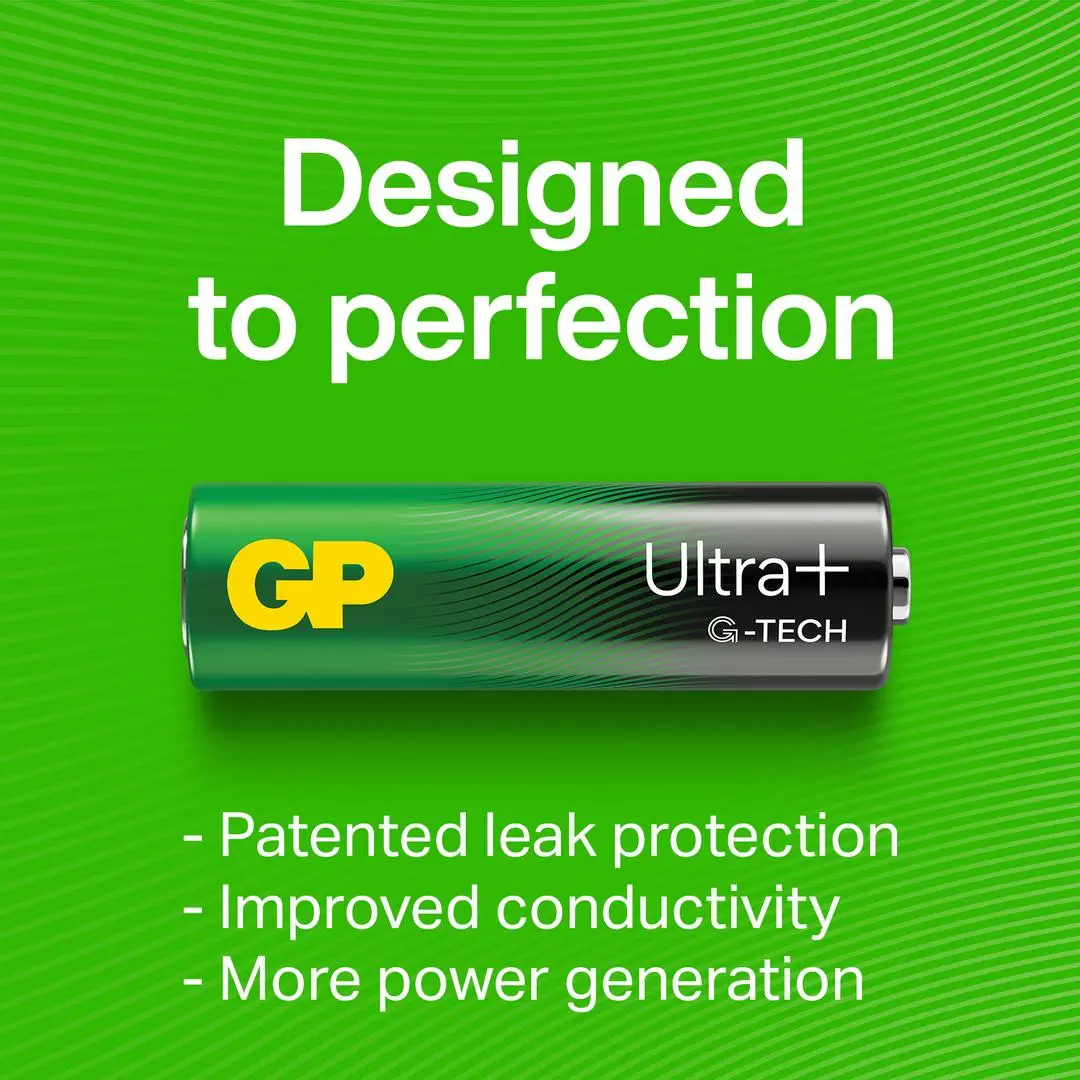 GP - Battery Ultra Plus Alkaline C/LR14 2-pack