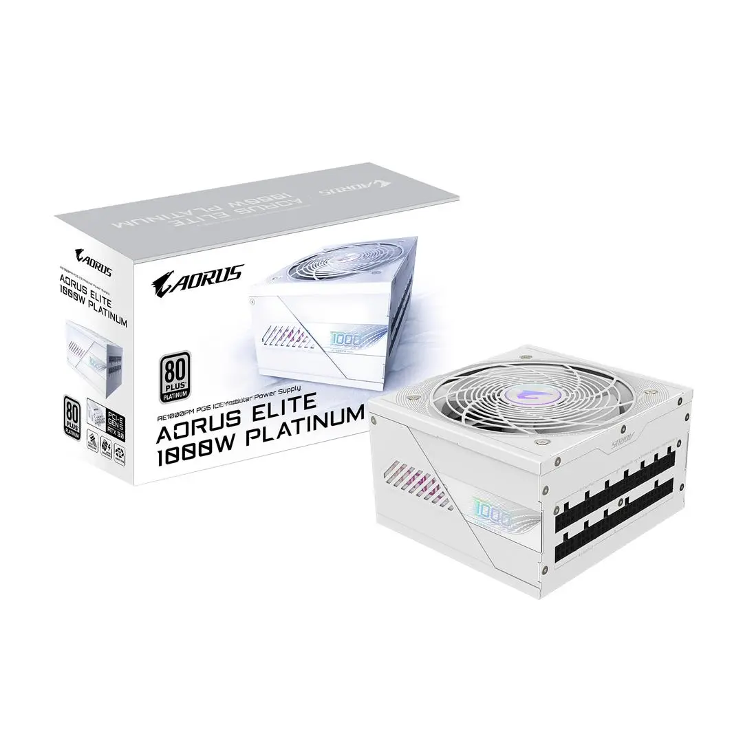 GIGABYTE - Aorus Elite P1000W Ice Power