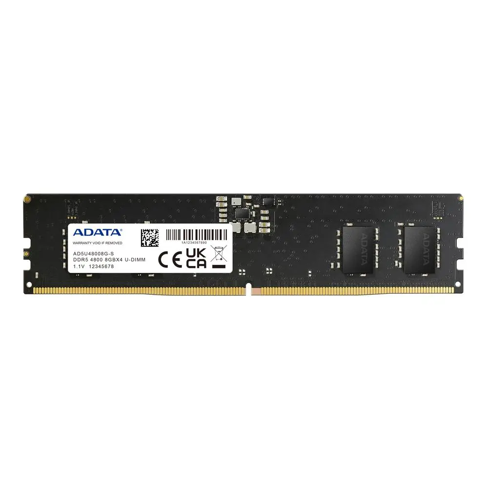 ADATA - AD5U48008G-S Speichermodul 8 GB 1 x 8 GB DDR5 288-pin DIMM ECC