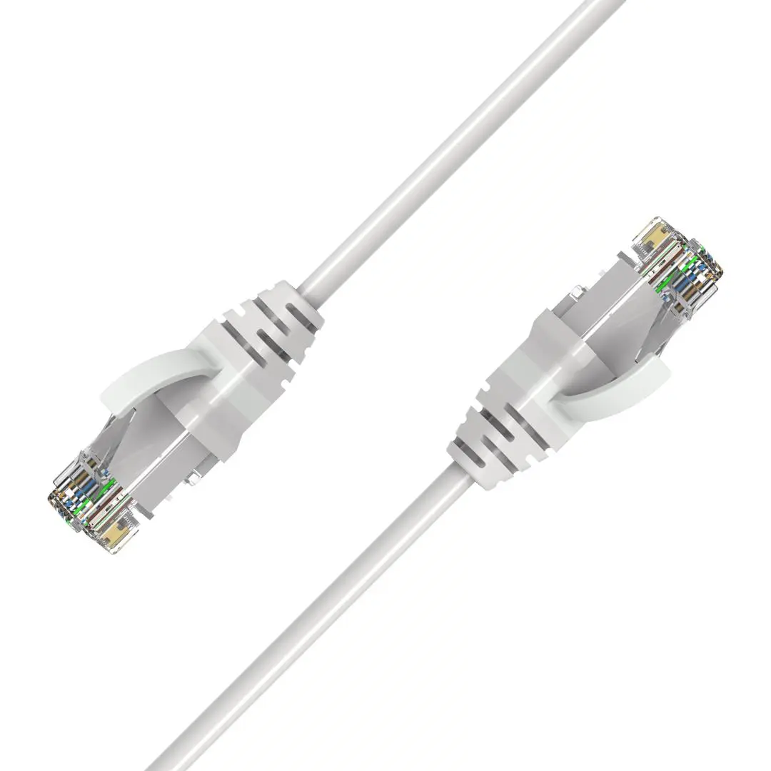 LinkIT - ColorFlex U/UTP Cat6a grå 0.3m AWG 28/7 | LSZH | 3.6mm