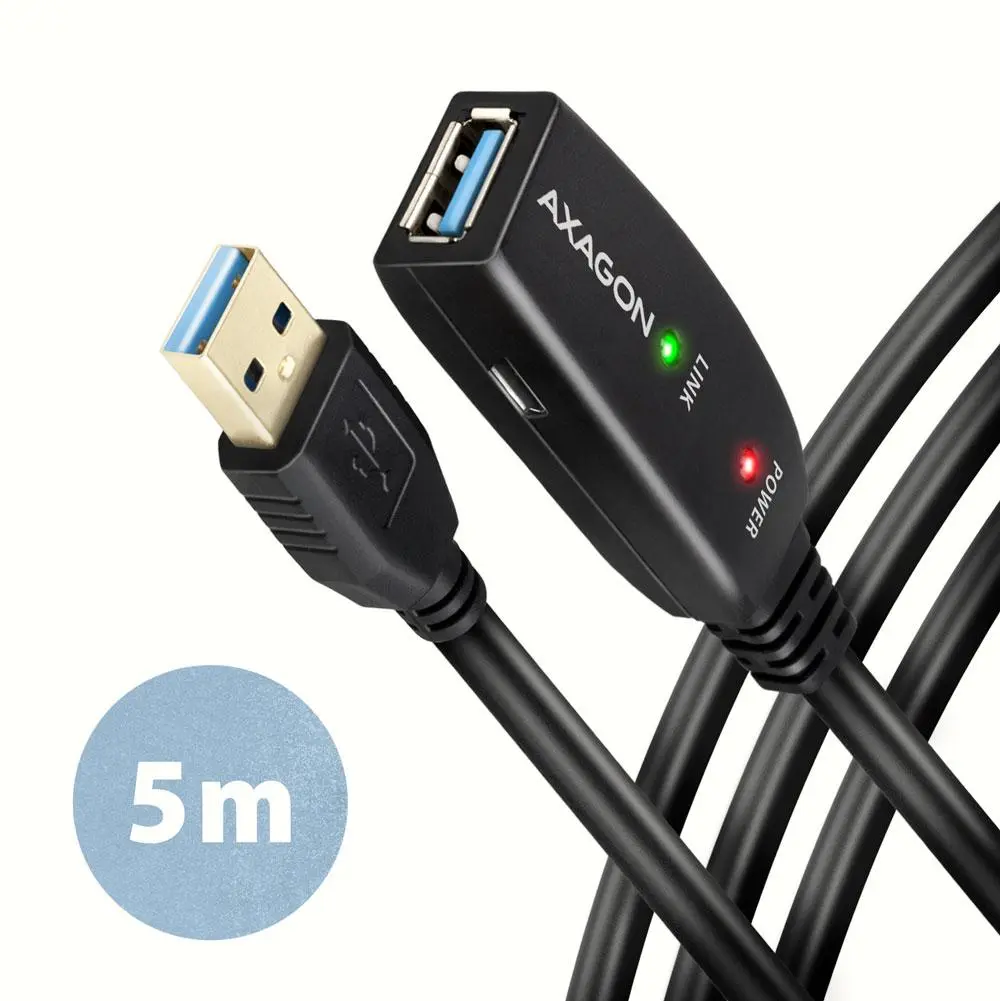 AXAGON - ADR-305 USB 3.2 Gen 1  Verlängerungskabel, aktiv - 5m