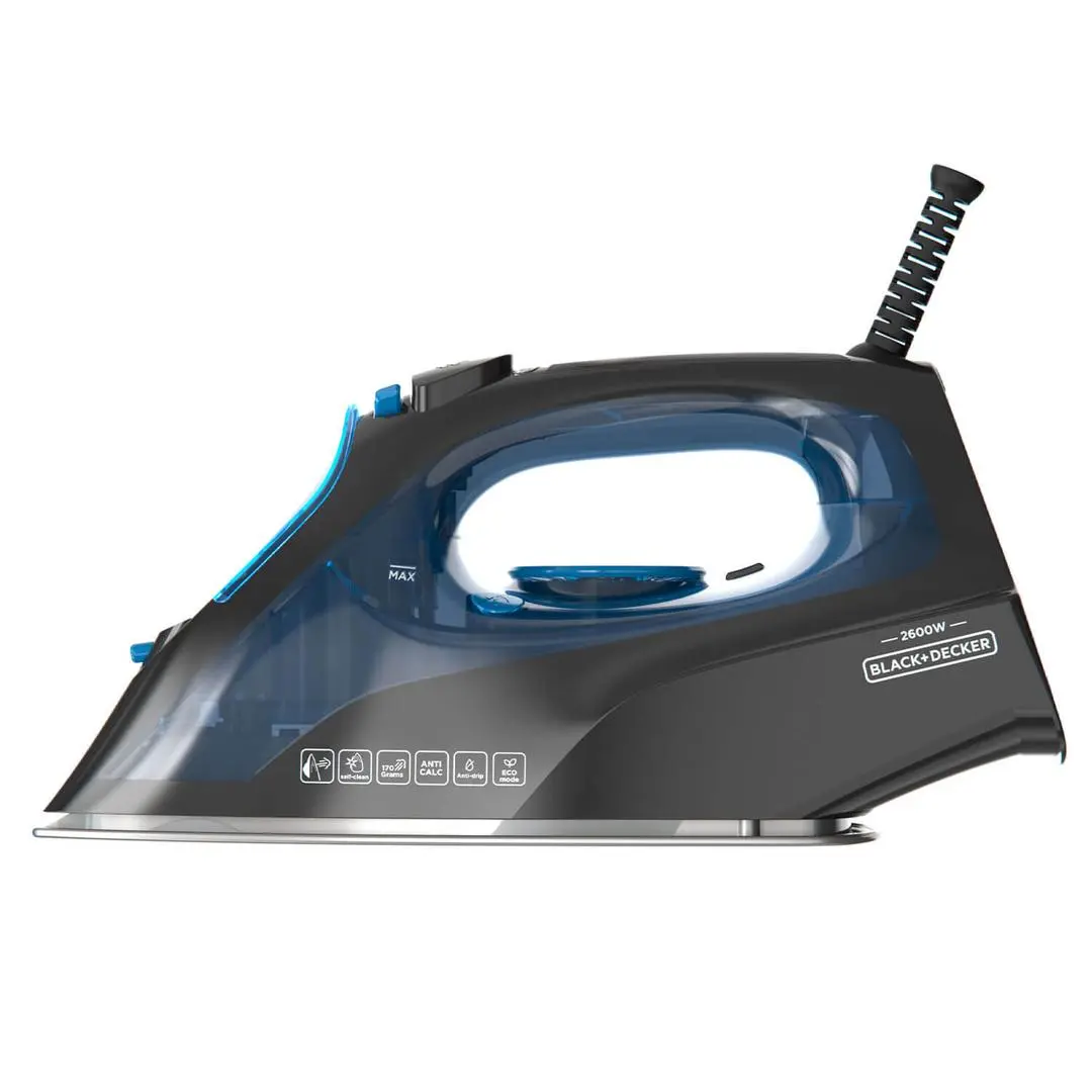 BLACK&DECKER - Steam Iron 2600W Blue
