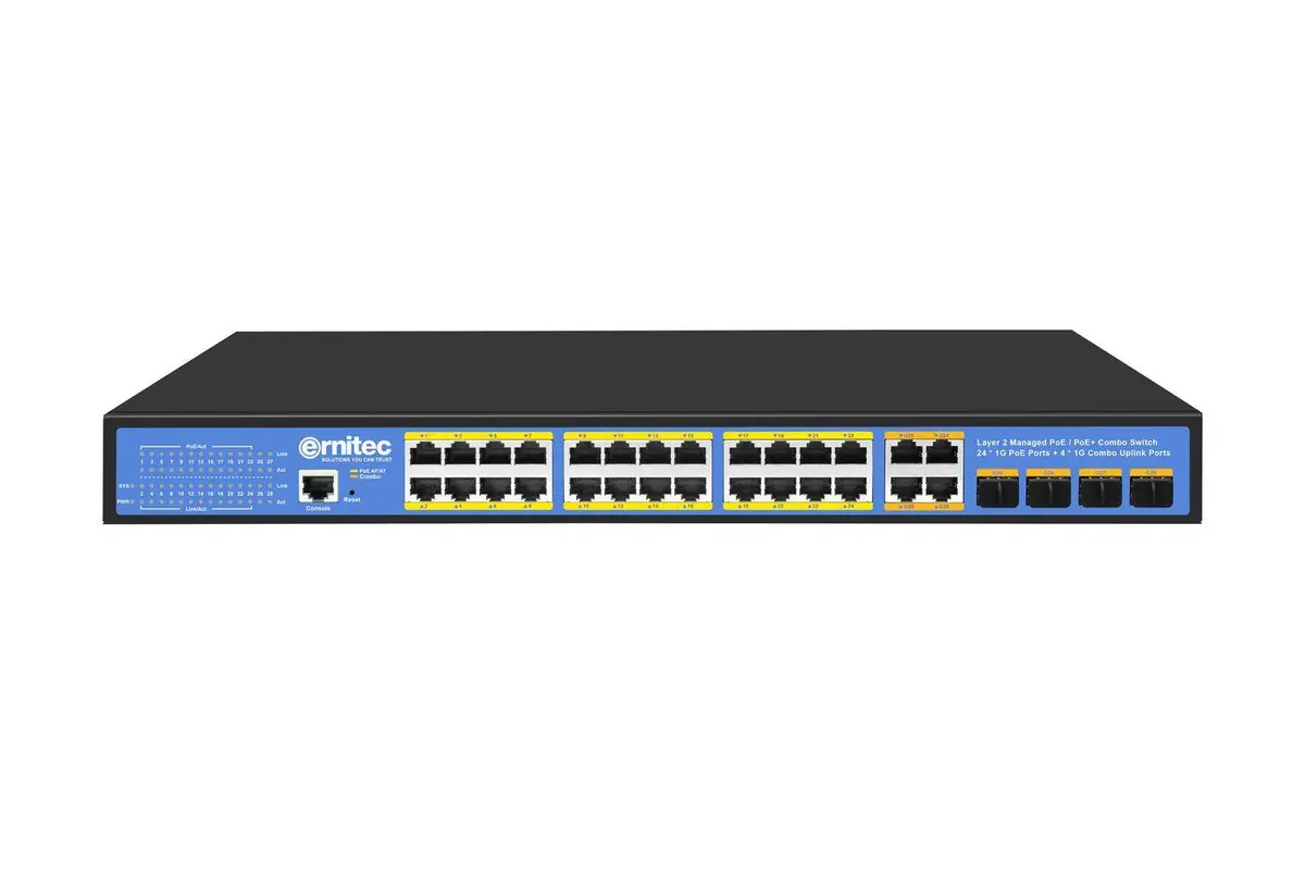 ERNITEC - 28-Port Gigabit Managed Layer