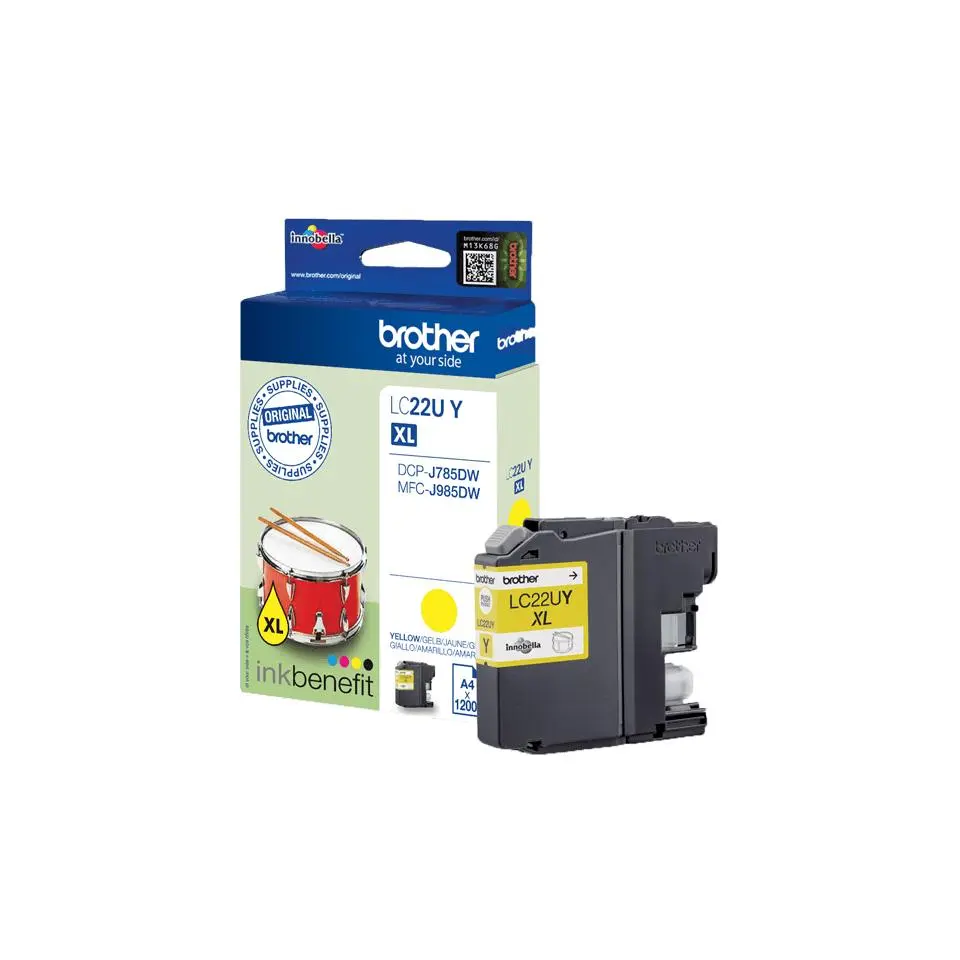 BROTHER - Ink LC-22UY Yellow