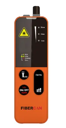 LinkIT - Visible Fault Locator Fiber Up tp 5 km. | 2.5mm adapter