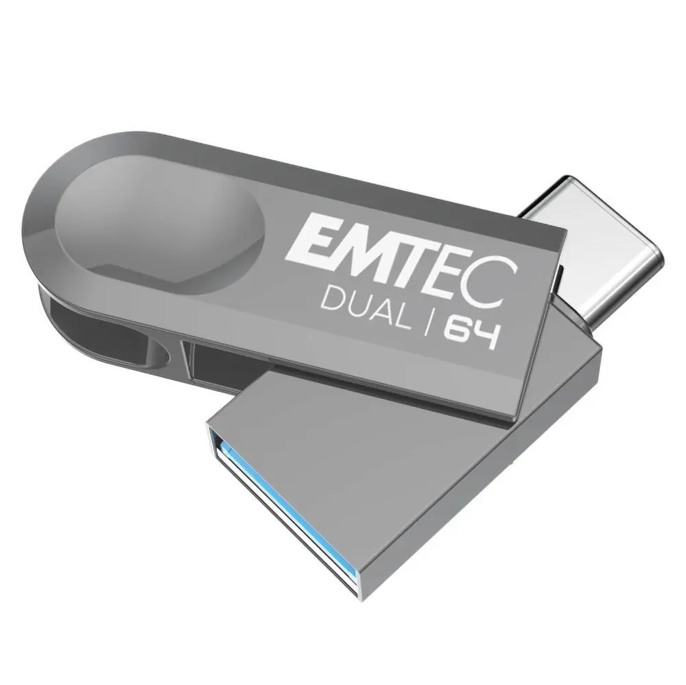 EMTEC - D280 Dual Usb Flash Drive 64