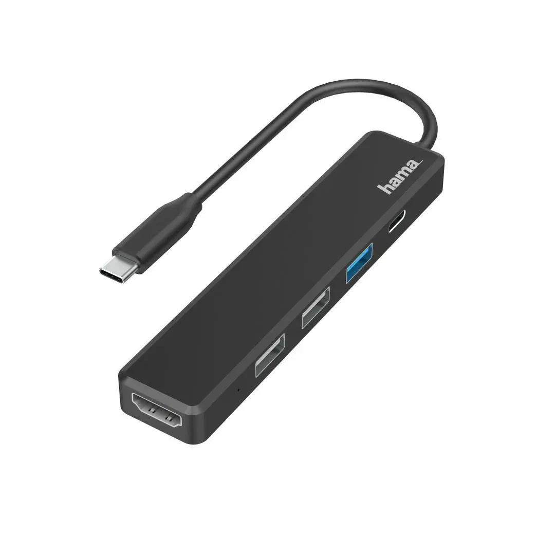 Hama - 00200117 laptop-dockingstation & portreplikator USB 2.0 Schwarz