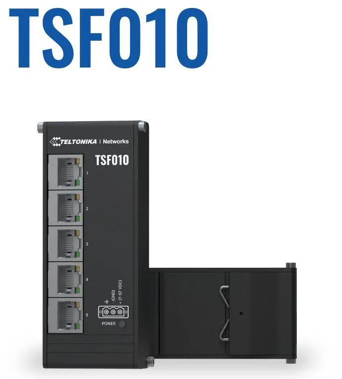 TELTONIKA - TSF010 Flat Ethernet Switch