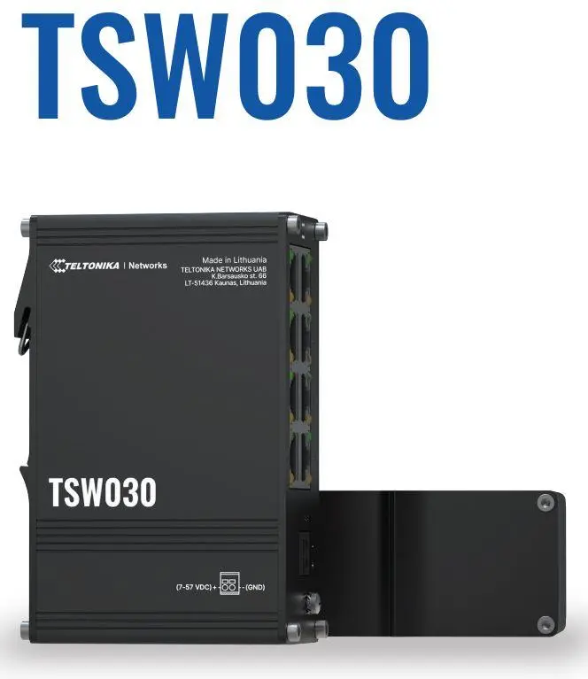 TELTONIKA - TSW030 8-Port Ethernet Switch