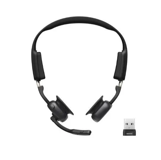 Shokz - OPENMEET UC WITH USB-A AD HEADSET WITH NOISE CANCEL MIC D ACCS