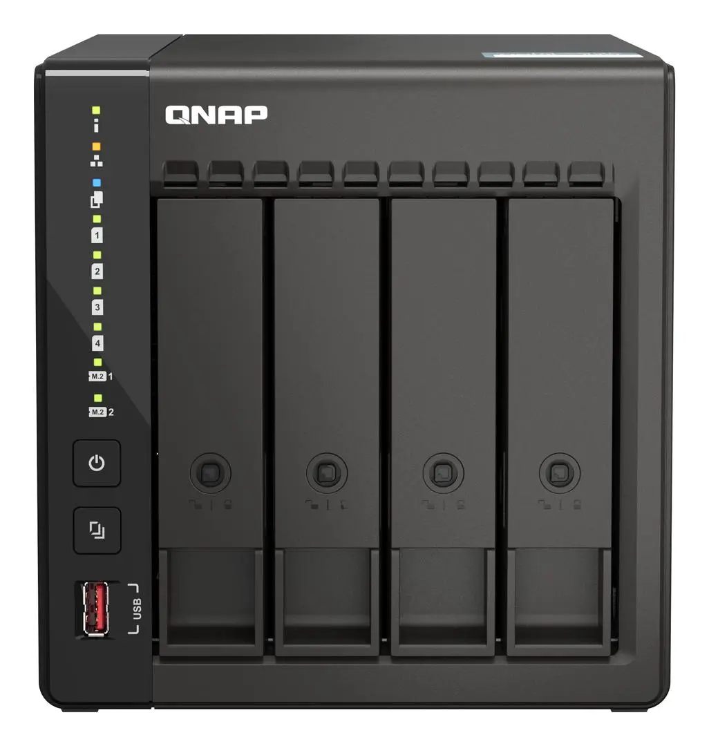 QNAP - TS-453E-8G 4 BAY 8 GB DDR4 2X 2.5GBE 2X USB 3.2II 2X USB2.0 EXT