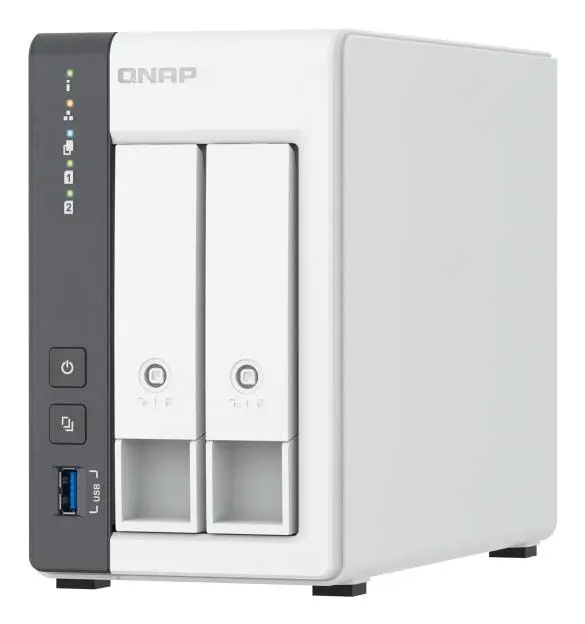QNAP - 2-bay ARM 4C 2.0GHz 2 x SATA 6Gb/s 3.5