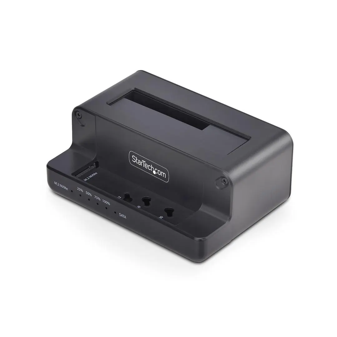 STARTECH - M.2 NVME TO 2.5/3.5IN SATA DRIVE DUPLICATOR DUAL BAY STANDA ACCS