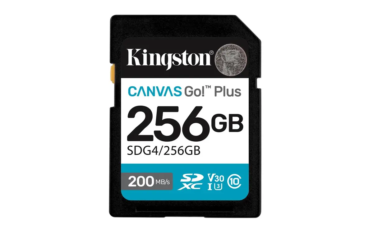 Kingston - 256GB Canvas Go Plus Gen4 SD-kort, UHS-I, U3, V30, A2