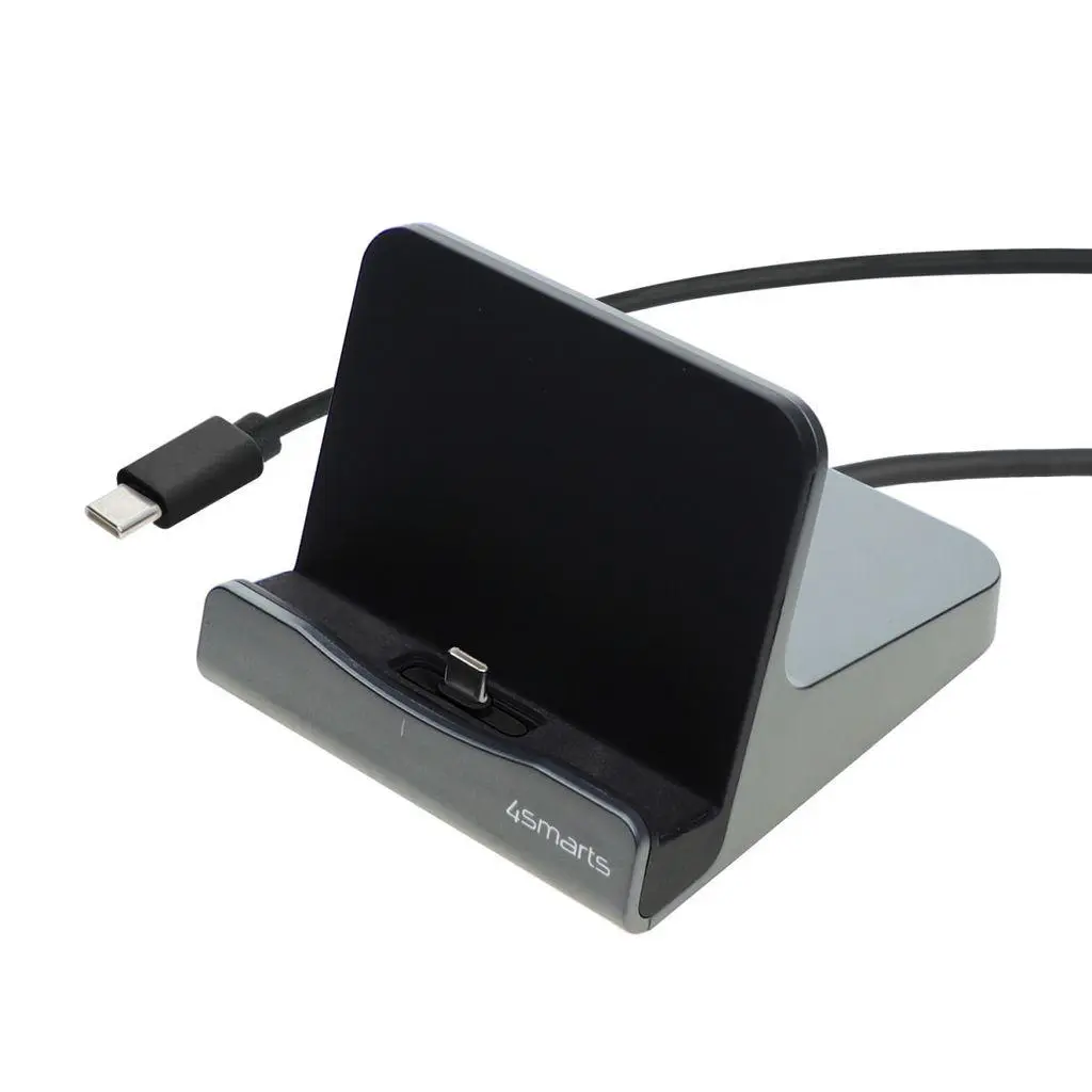 4smarts - Charging Station VoltDock Tablet, USB-C 60W, gunmetal