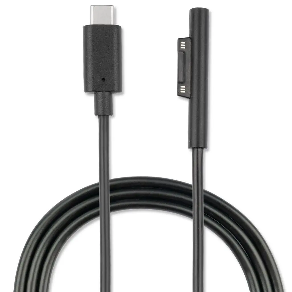 4smarts - Ladekabel Micorosft Surface Connect zu USB Typ-C 5A 1m black