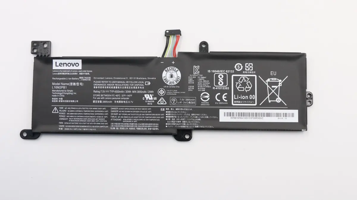 Lenovo - Simplo - batteri til bærbar PC - Li-Ion - 4000 mAh - 30 Wh