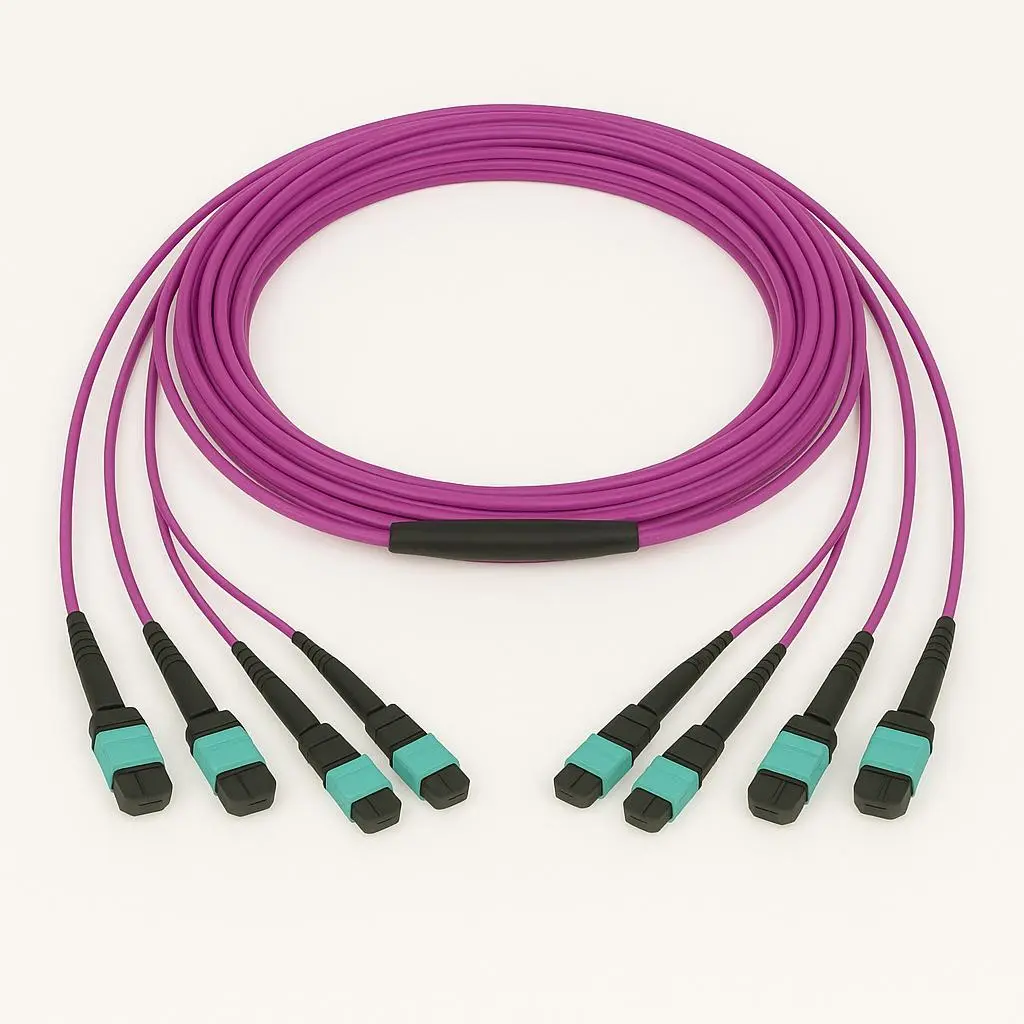 LinkIT - MPO-A break-out OM4 48c 15m 4 Base12 x MPO-A