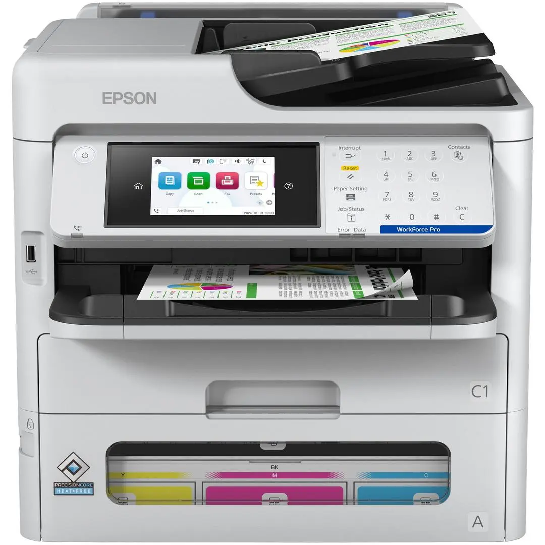 EPSON - WorkForce Pro EM-C800RDWF Inkjet Multifunction Printer 35ppm