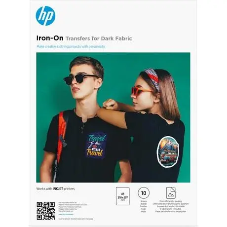 HP - Iron-On Transfers for Dark Fabric