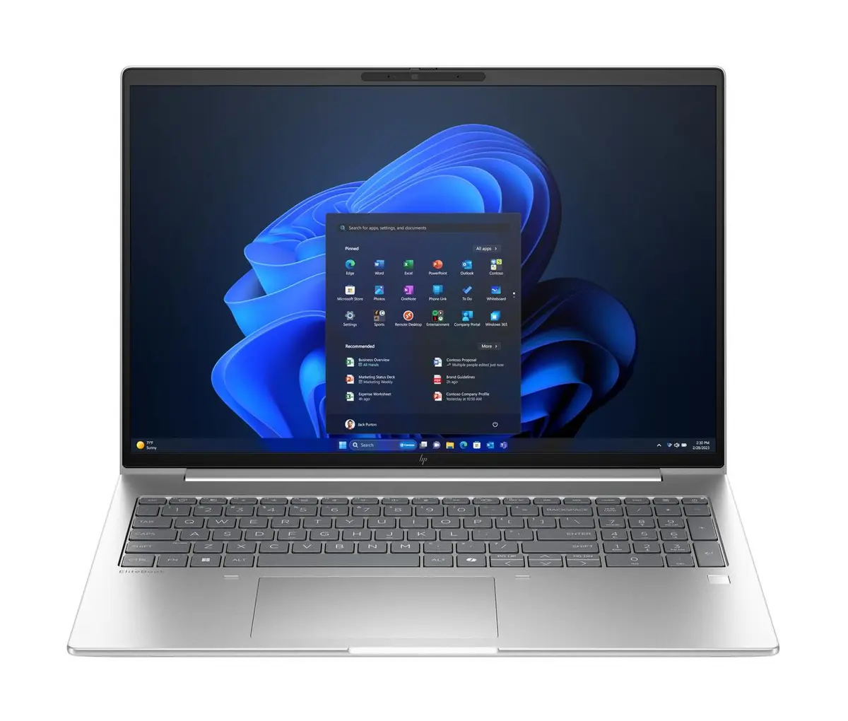 HP - EliteBook 6 G1a AI PC AMD Ryzen™ 5 230 Laptop 40,6 cm (16") WUXGA 16 GB DDR5-SDRAM 512 GB SSD Wi-Fi 7 (802.11be) Windows 11 Pro Silber